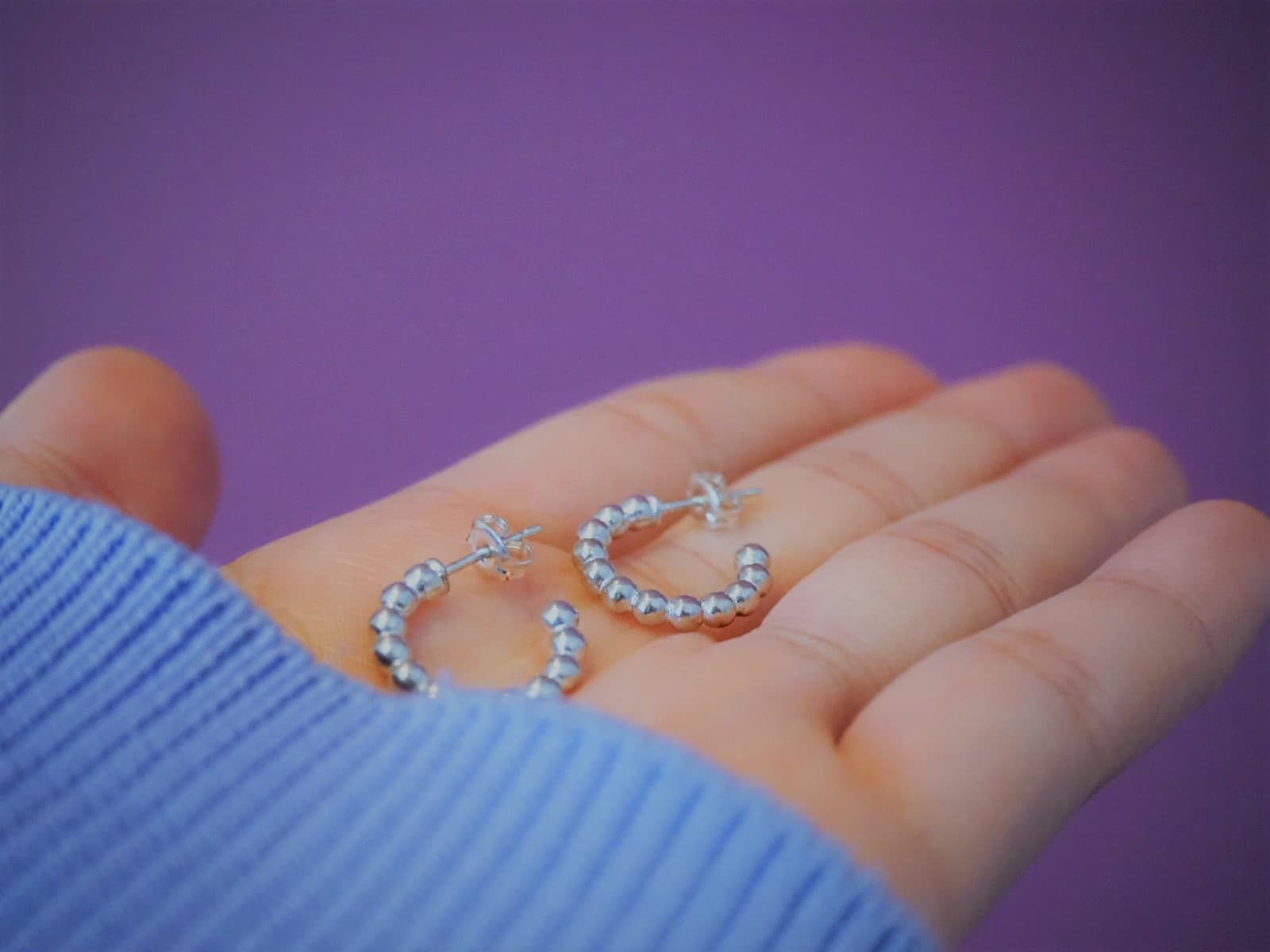 grains de gréle ピアス